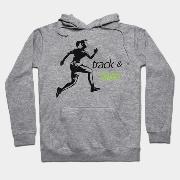 Runner Track & Field Hoodie by Mako Design 